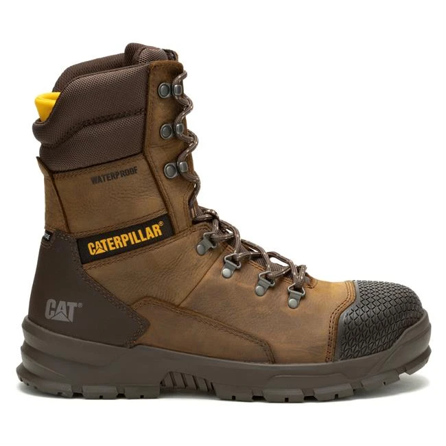 Men's CAT 8" Accomplice X Steel Toe Waterproof Boots - Image 8