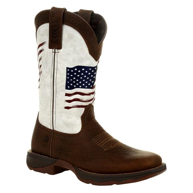 Women's Durango Lady Rebel Distressed Flag Embroidery Western Boots