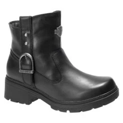 Women's Harley Davidson Footwear Madera Side-Zip Boots