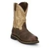 Men's Justin Original Work Boots 11" Superintendent Steel Toe