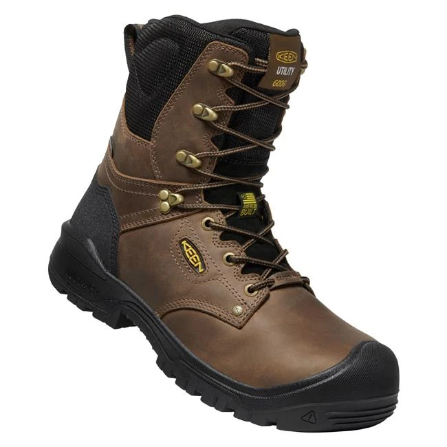 Men's Keen Utility 8" Indepedence 600G Carbon Toe Waterproof Boots