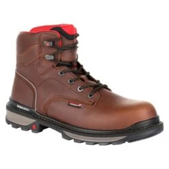 Men's Rocky 6" Rams Horn Work Composite Toe Waterproof Boots