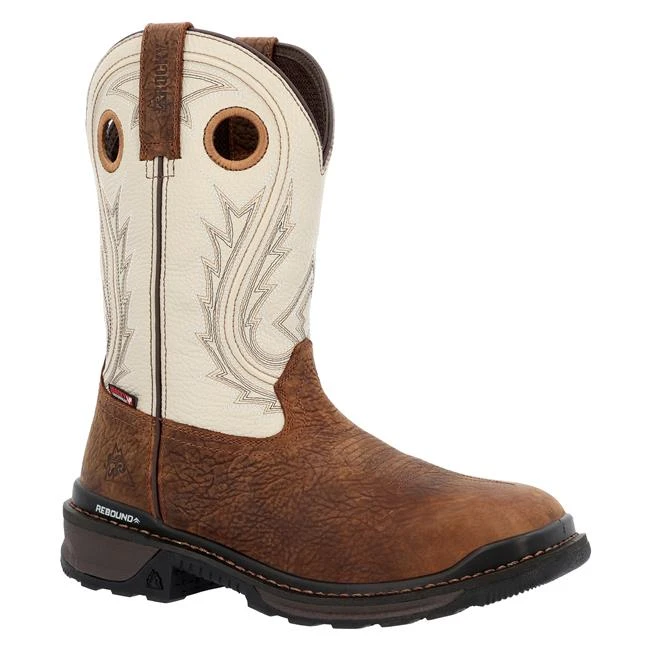 Men's Rocky Rams Horn Work Composite Toe Waterproof Boots