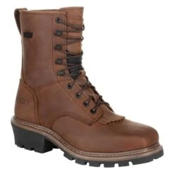 Men's Rocky Square Toe Logger Composite Toe Waterproof Boots