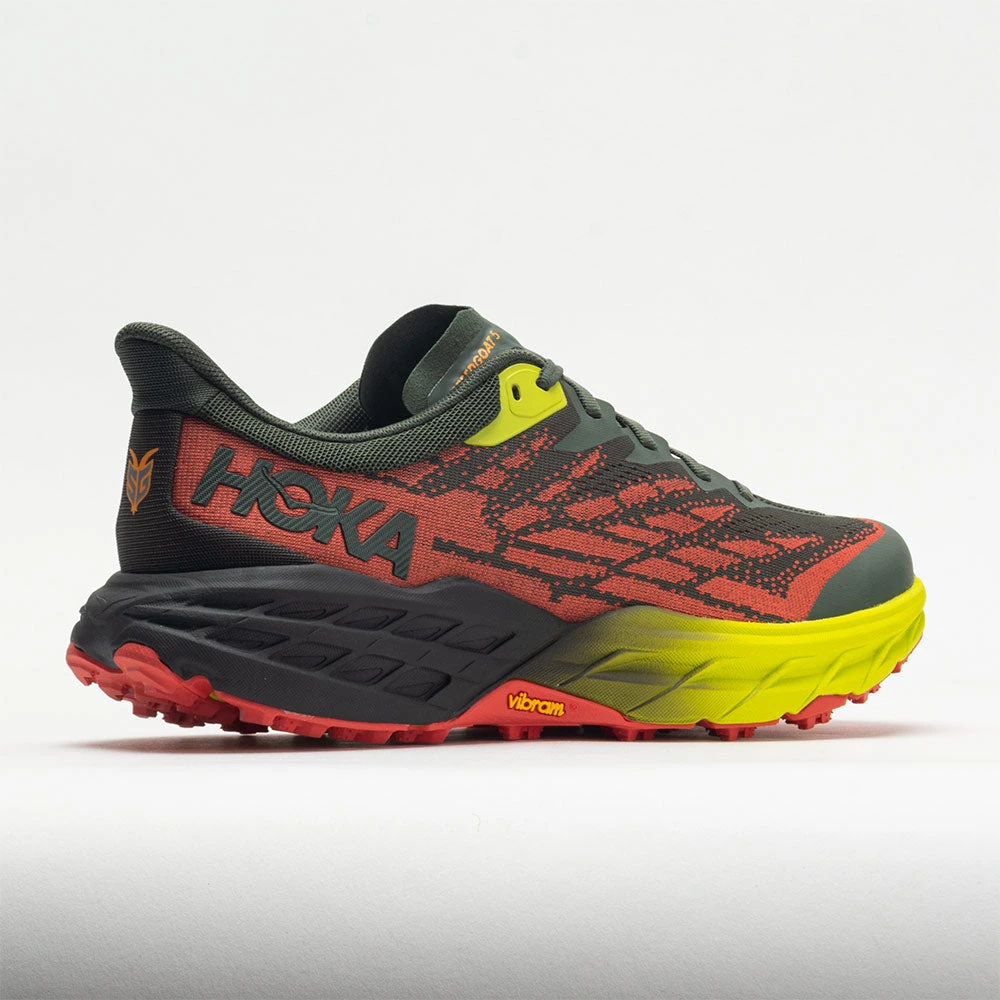 HOKA Speedgoat 5 Men's Thyme/Fiesta - Image 6
