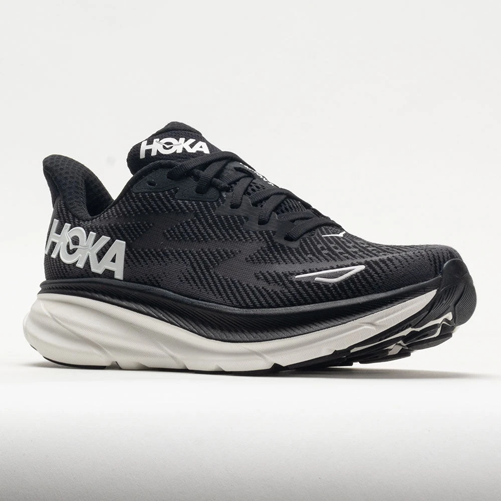 HOKA Clifton 9 Women's Black/White - Image 5