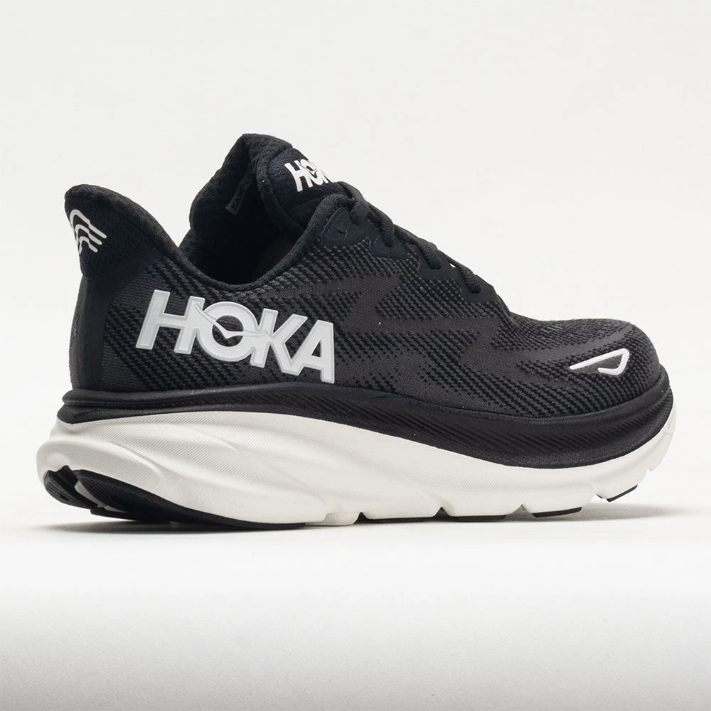 HOKA Clifton 9 Women's Black/White - Image 6