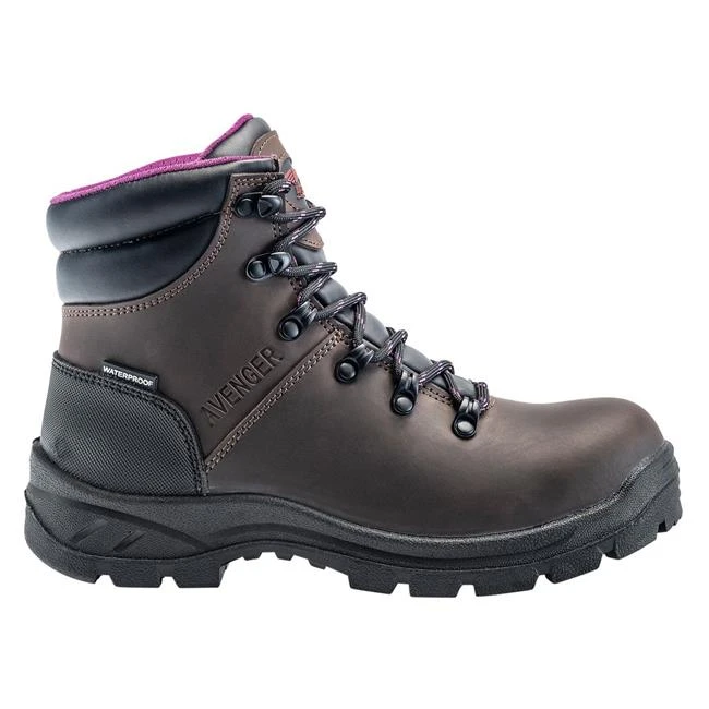 Women's Avenger 6" Builder Steel Toe EH Waterproof Boots - Image 2