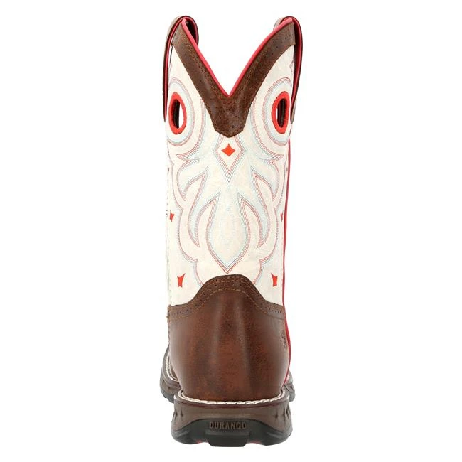 Women's Durango Maverick Steel Toe Waterproof Western Work Boots - Image 9
