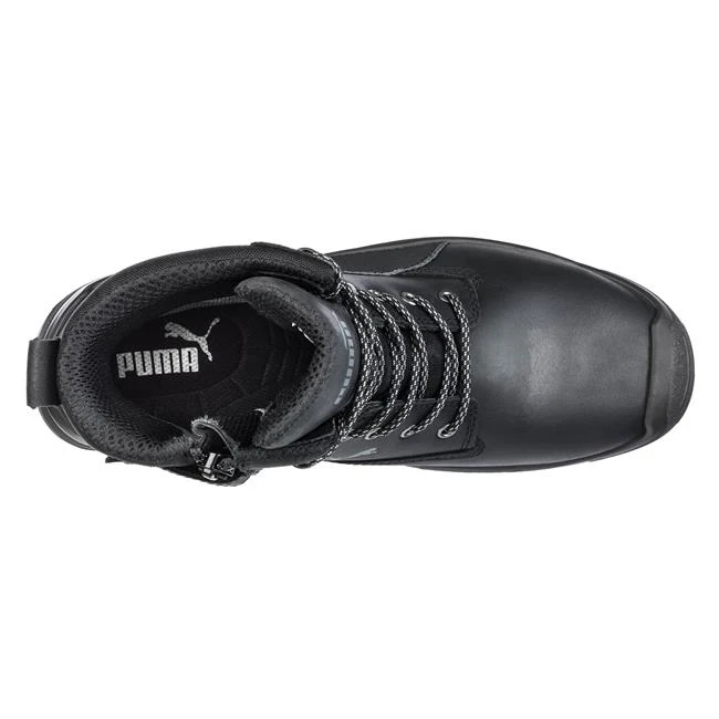 Men's Puma Safety 7" Conquest CTX Side-Zip Fiberglass Toe Boots - Image 2