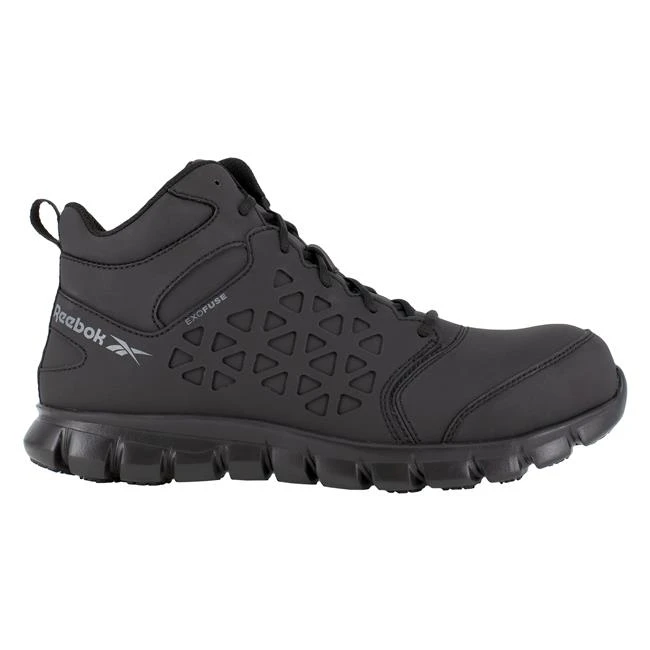 Men's Reebok Sublite Cushion Work Mid Composite Toe Boots - Image 2