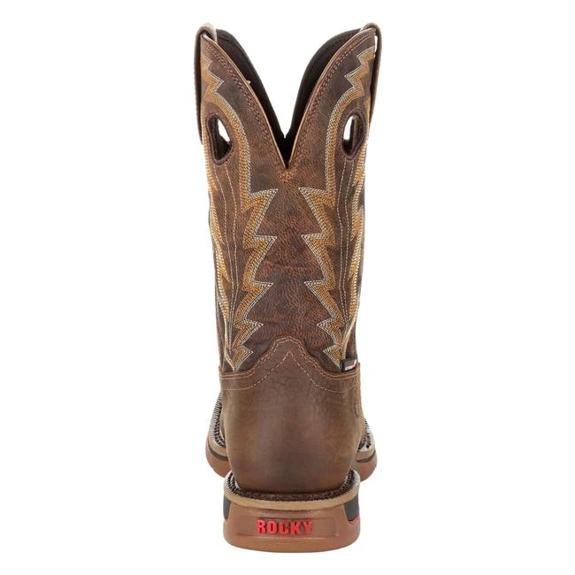 Men's Rocky 11" Long Range Western Waterproof Boots - Image 2