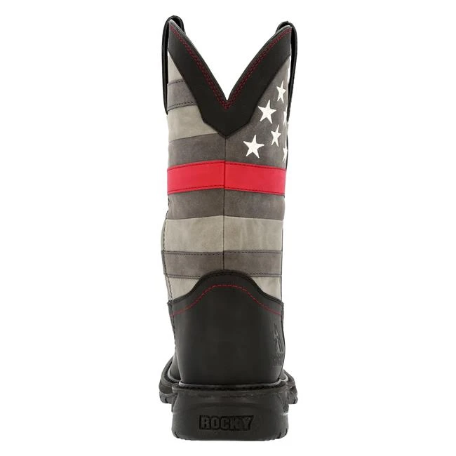 Men's Rocky Red Line Western Boots - Image 2