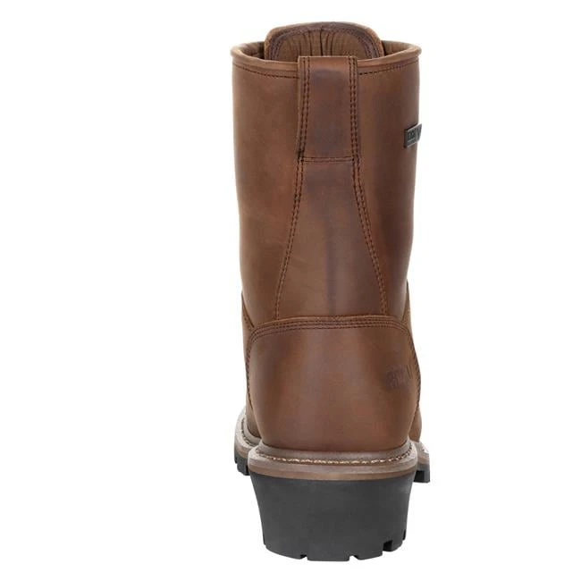 Men's Rocky Square Toe Logger Composite Toe Waterproof Boots - Image 2