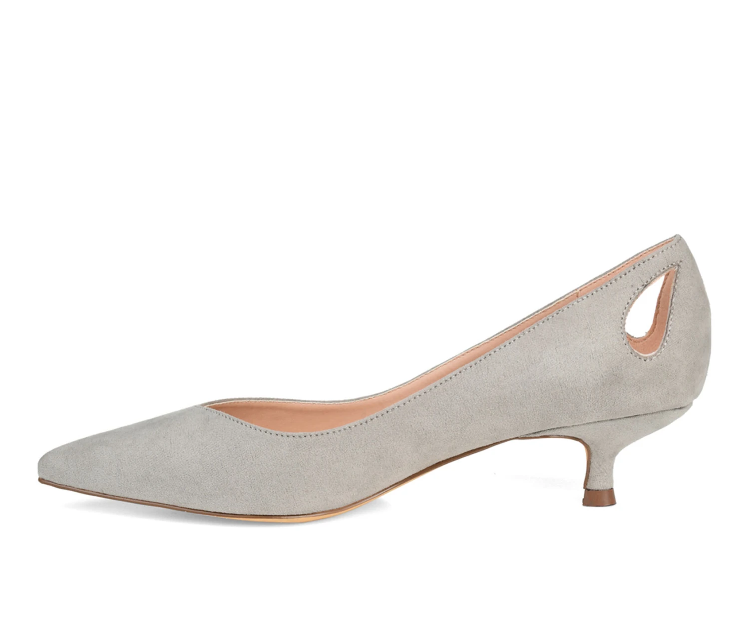 Women's Journee Collection Goldie Kitten Heel Pumps - Image 3