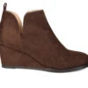 Women's Journee Collection Mylee Wedge Booties
