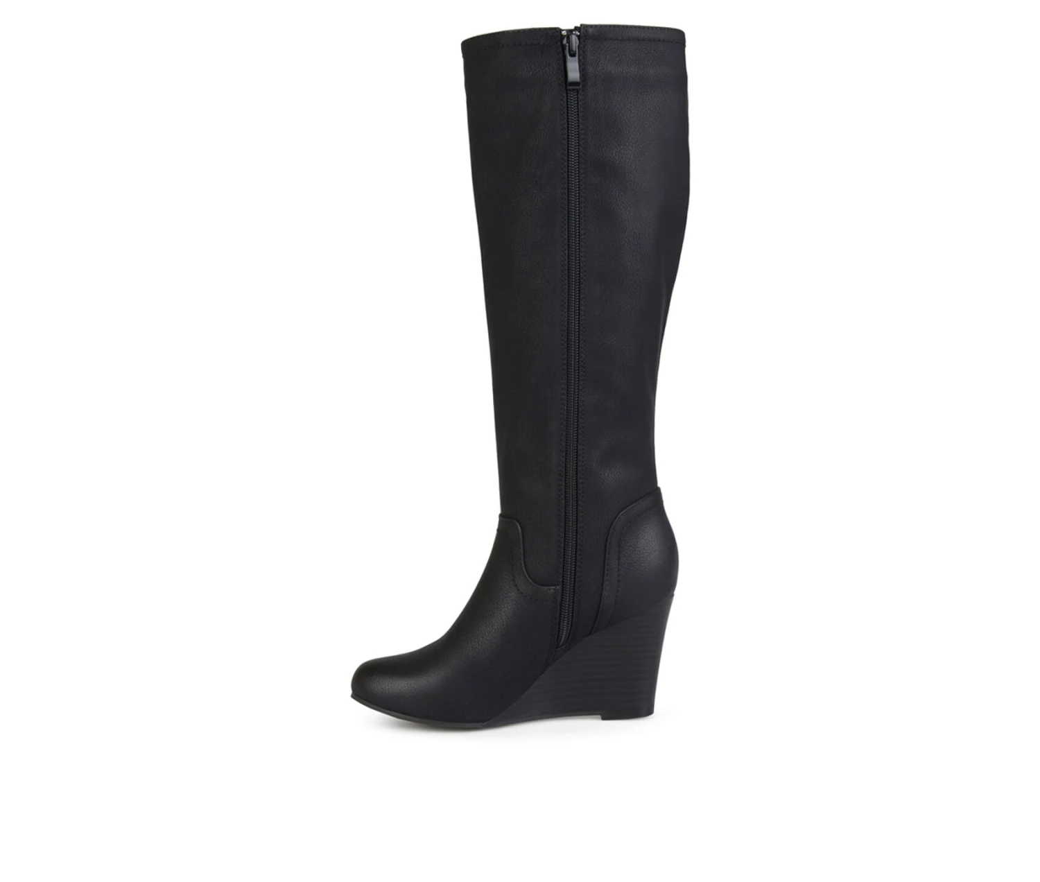 Women's Journee Collection Langly Wedge Knee High Boots - Image 3