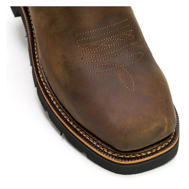 Men's Thorogood American Heritage Square Toe Wellington Waterproof Steel Toe Boots - Image 12