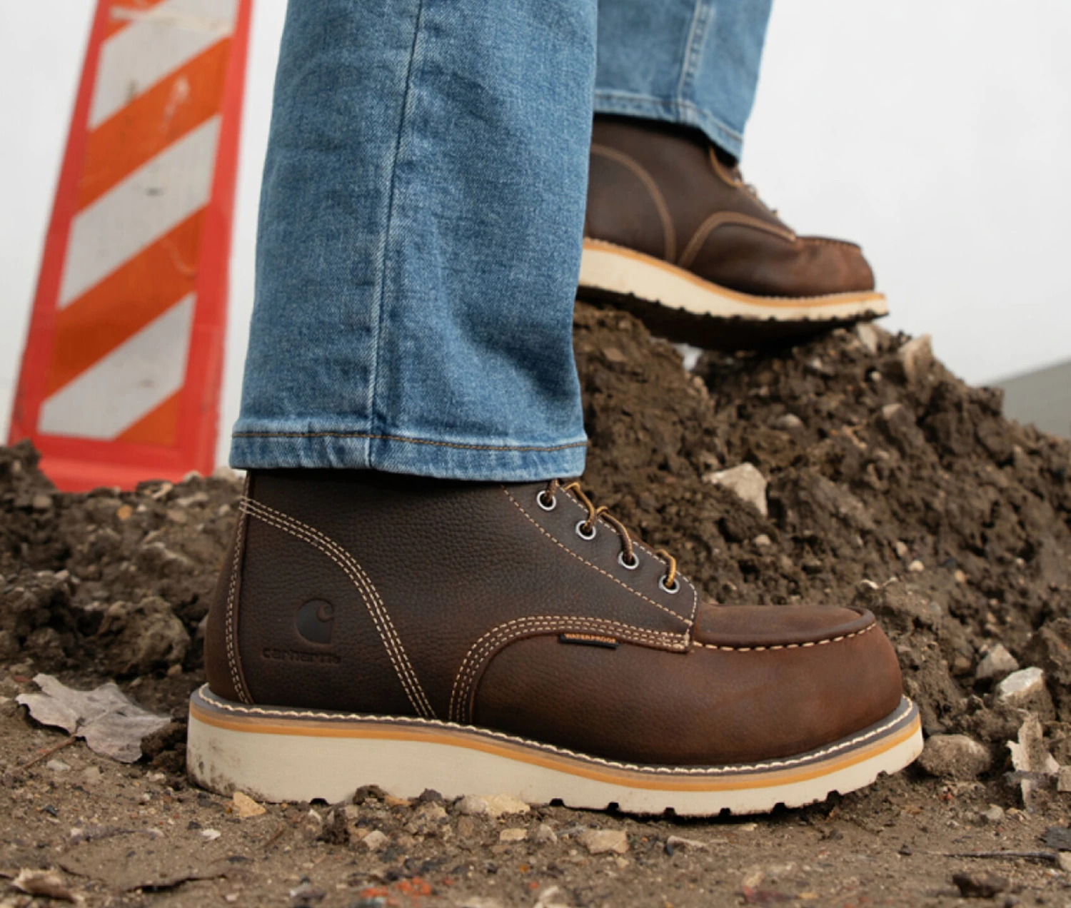 Men's Carhartt CMW6295 Steel Toe Work Boots - Image 2