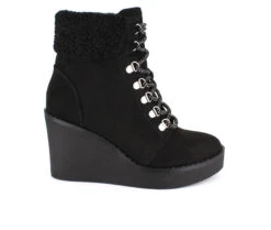 Women's Esprit Roxy Wedge Lace-Up Booties