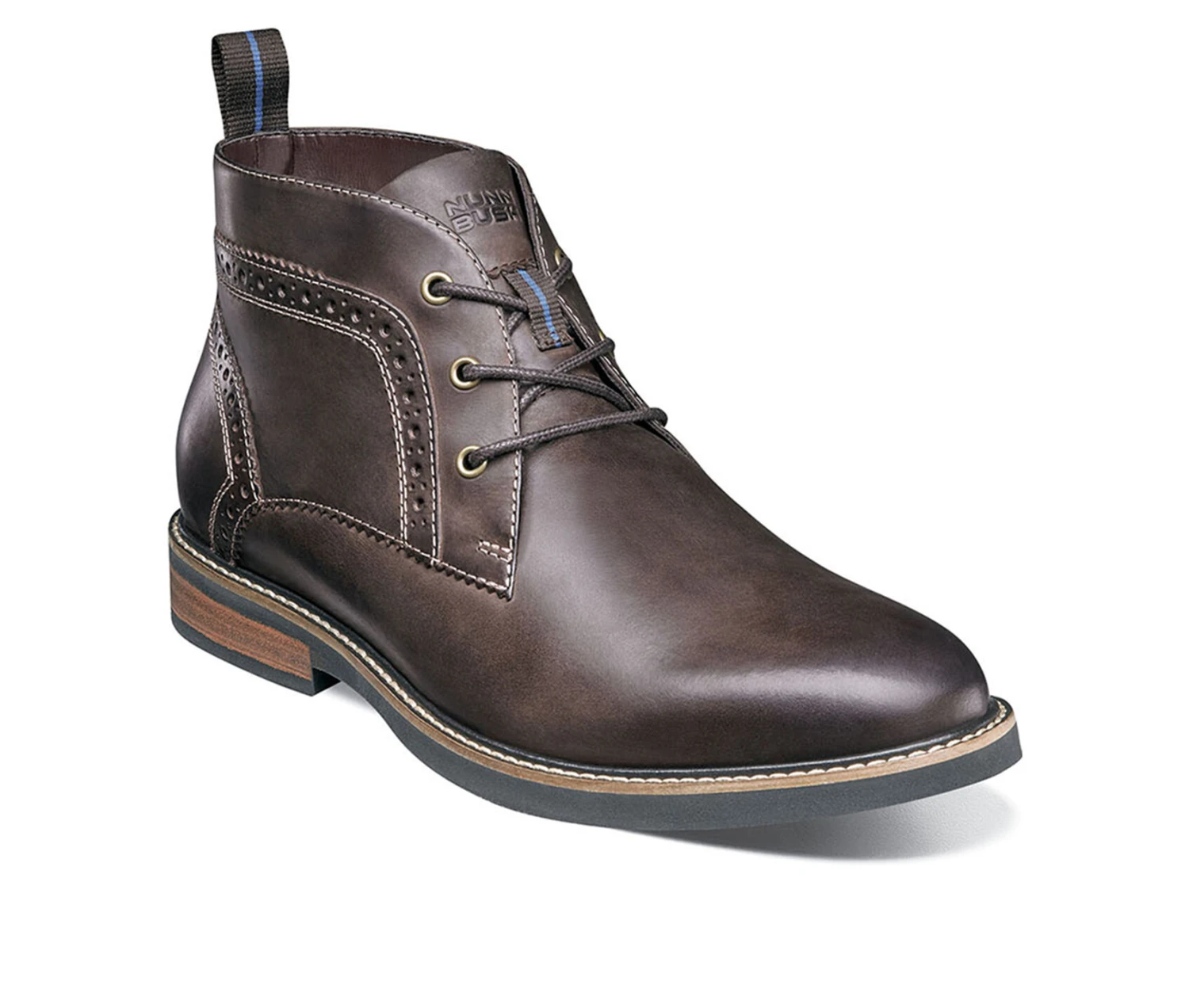 Men's Nunn Bush Ozark Plain Toe Chukka Boots - Image 2