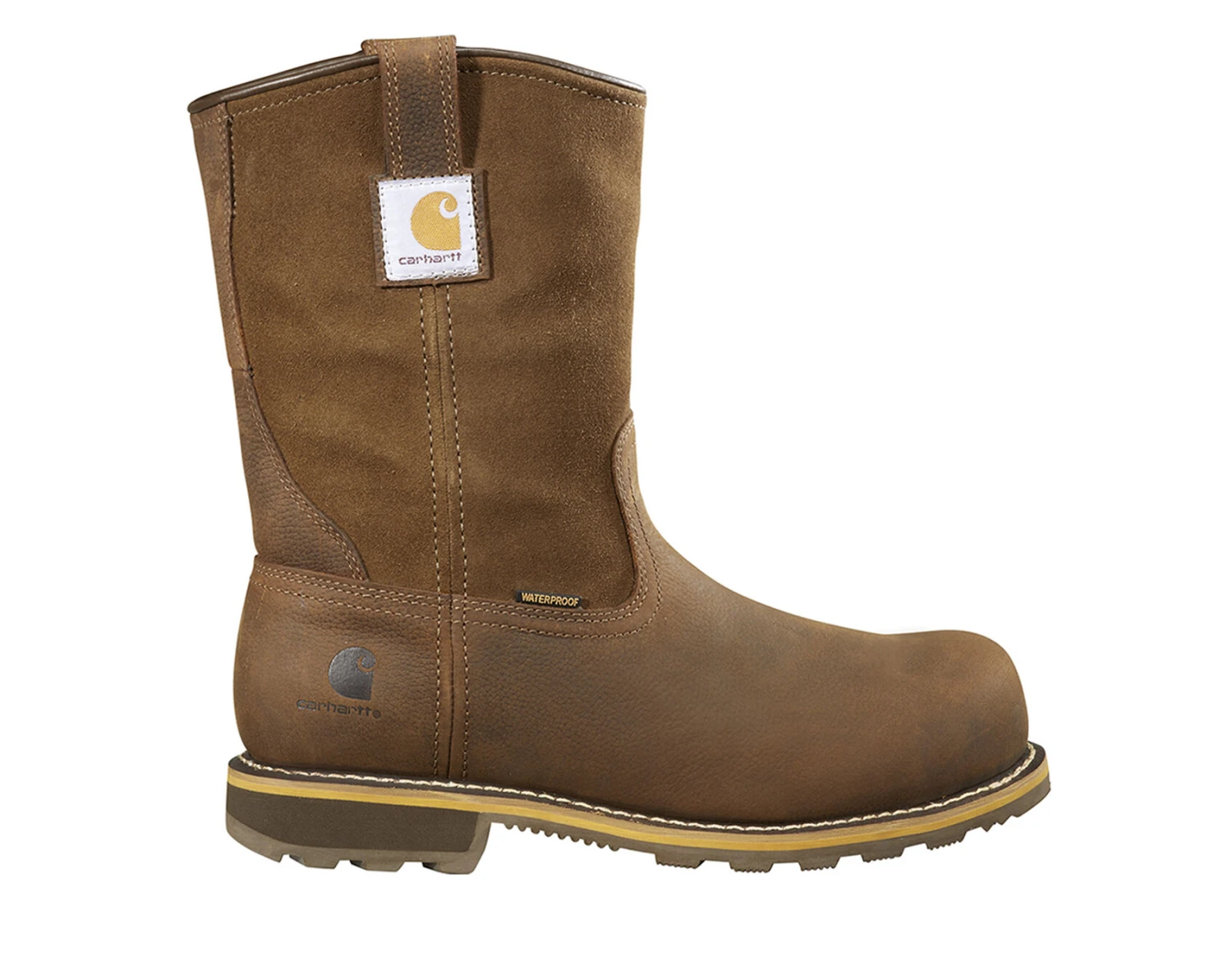 Men's Carhartt CMP1453 Welt Steel Toe Pull-On Work Boots