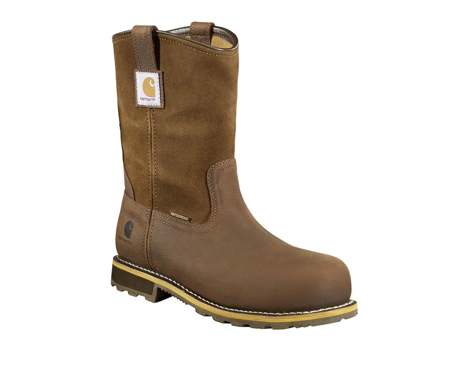 Men's Carhartt CMP1453 Welt Steel Toe Pull-On Work Boots - Image 2