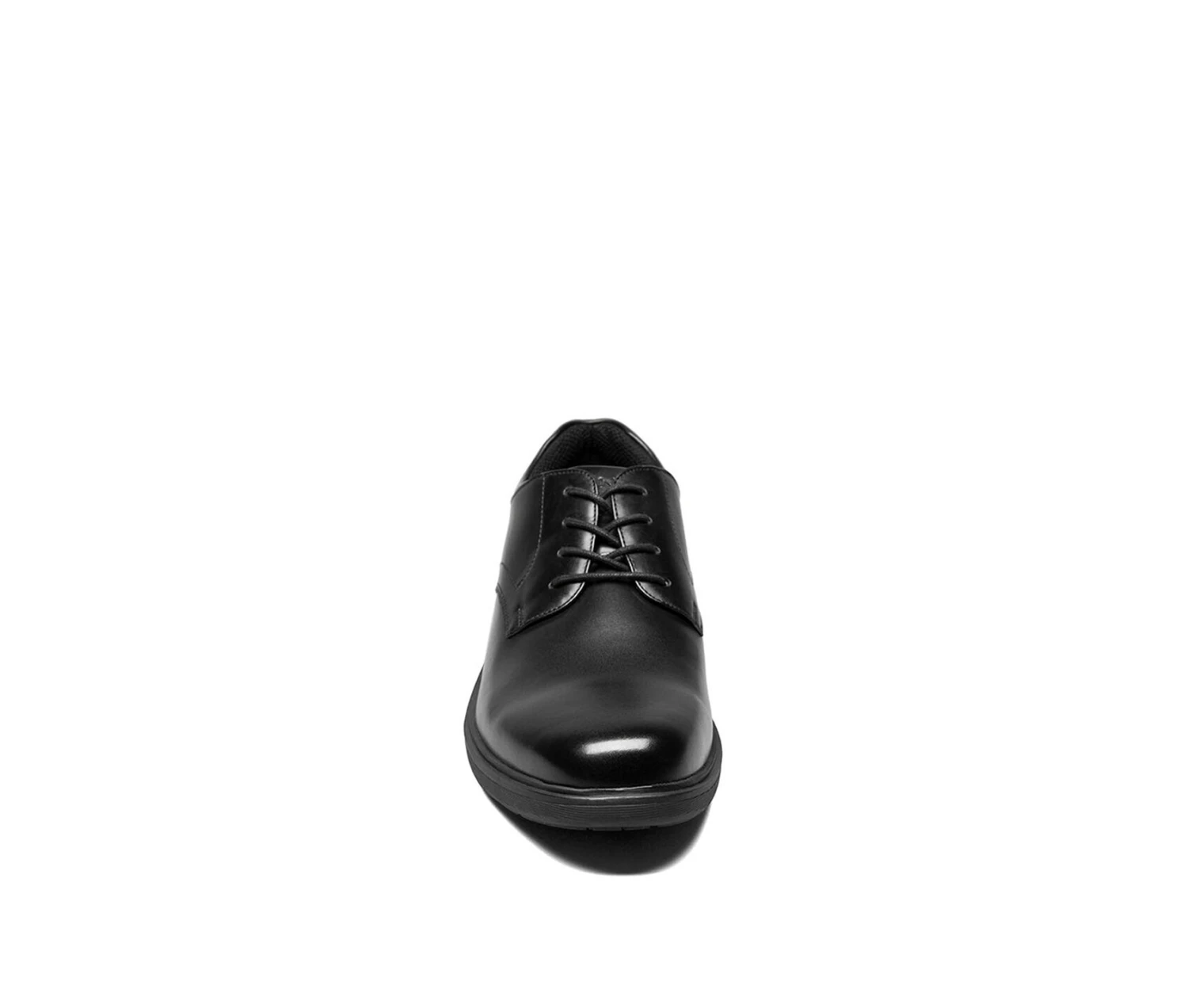 Men's Nunn Bush Kore Pro Plain Toe Slip-Resistant Oxfords - Image 4