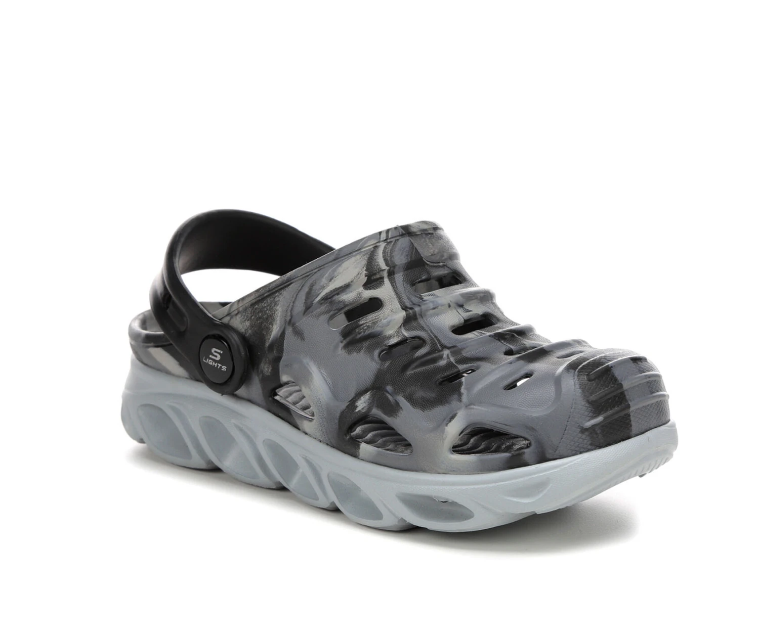 Boys' Cali Gear Little Kid & Big Kid Hypno Splash Light-Up Clogs - Image 2