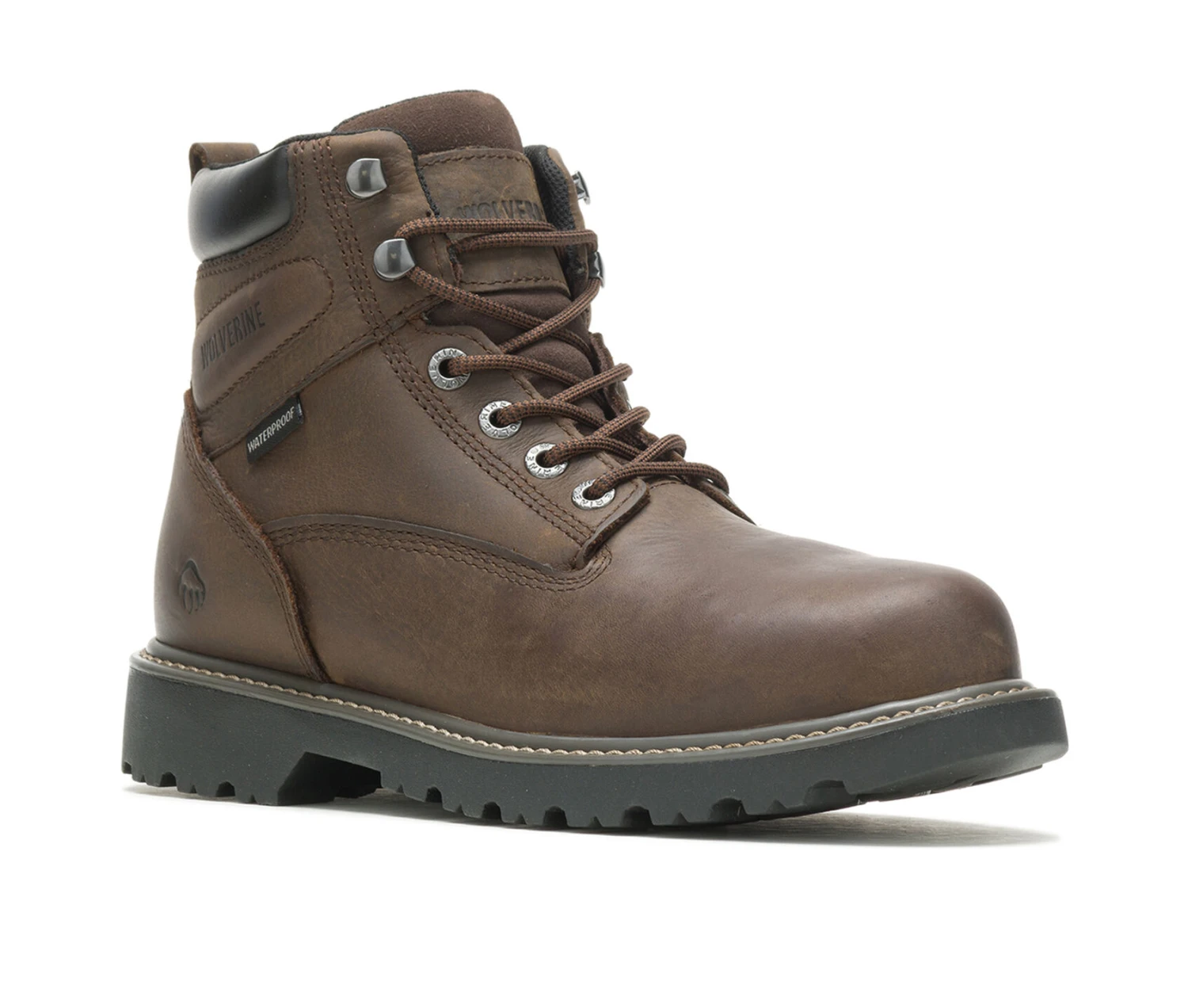 Men's Wolverine Floorhand Waterproof Steel Toe Work Boots - Image 2