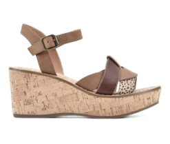 Women's White Mountain Simple Wedge Sandals