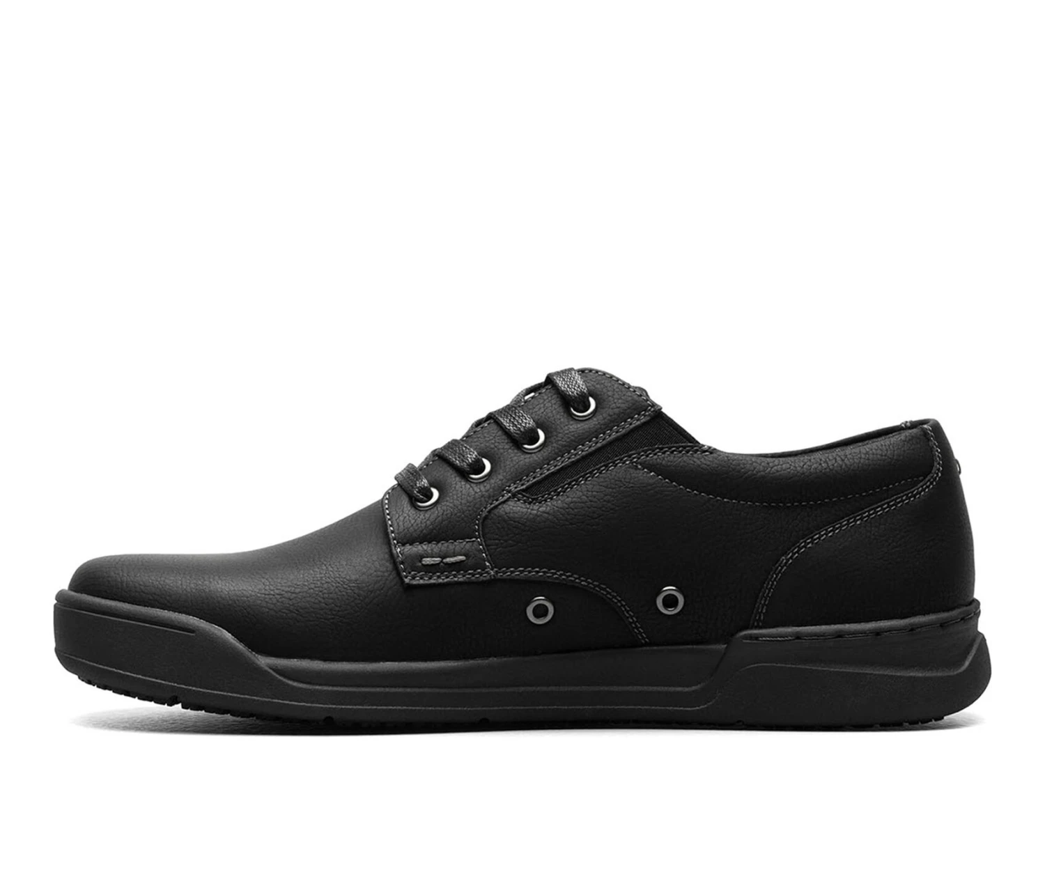 Men's Nunn Bush Tour Work Plain Toe Slip-Resistant Oxfords - Image 3