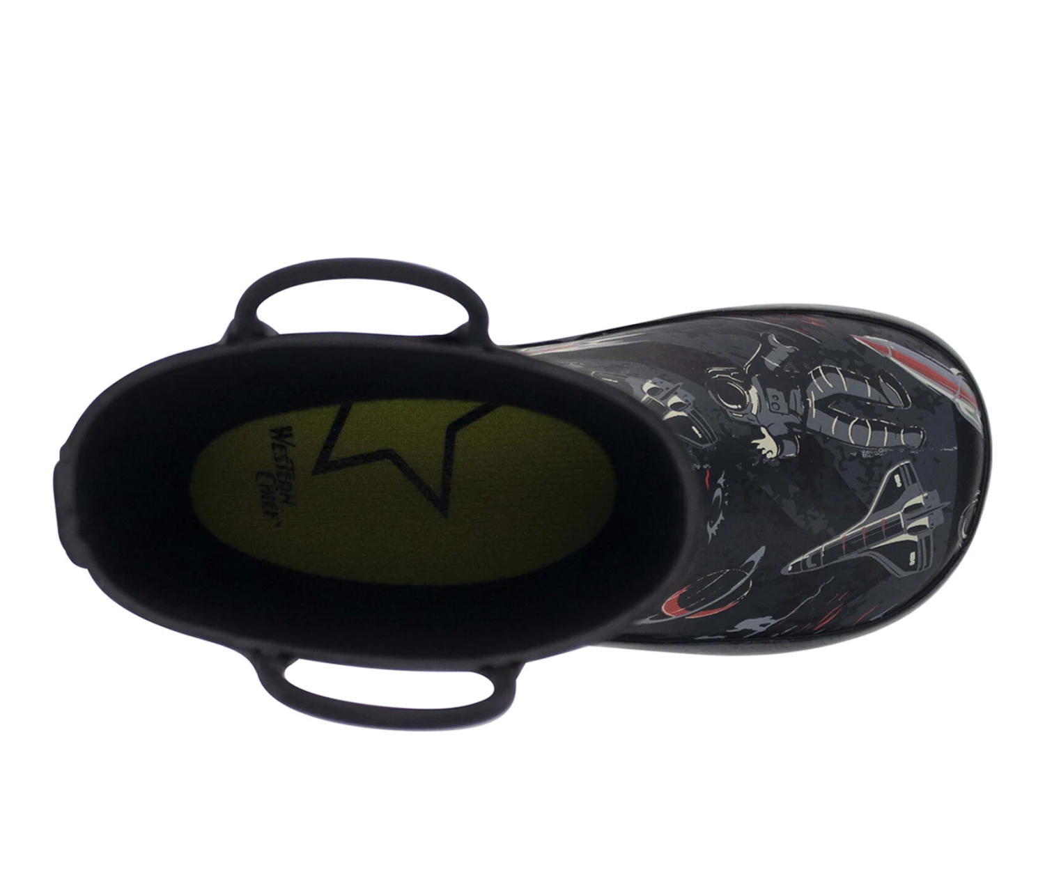 Boys' Western Chief Little Kid Space Tour Rain Boots - Image 6