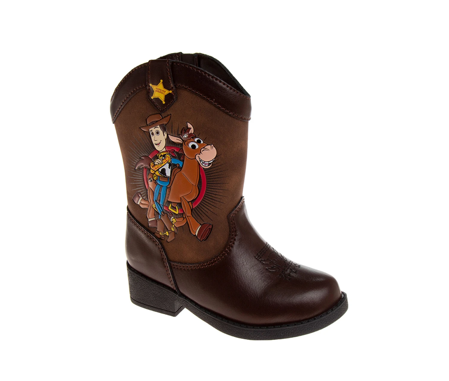 Boys' Disney Toddler & Little Kid Toy Story Woody Cowboy Boots - Image 2