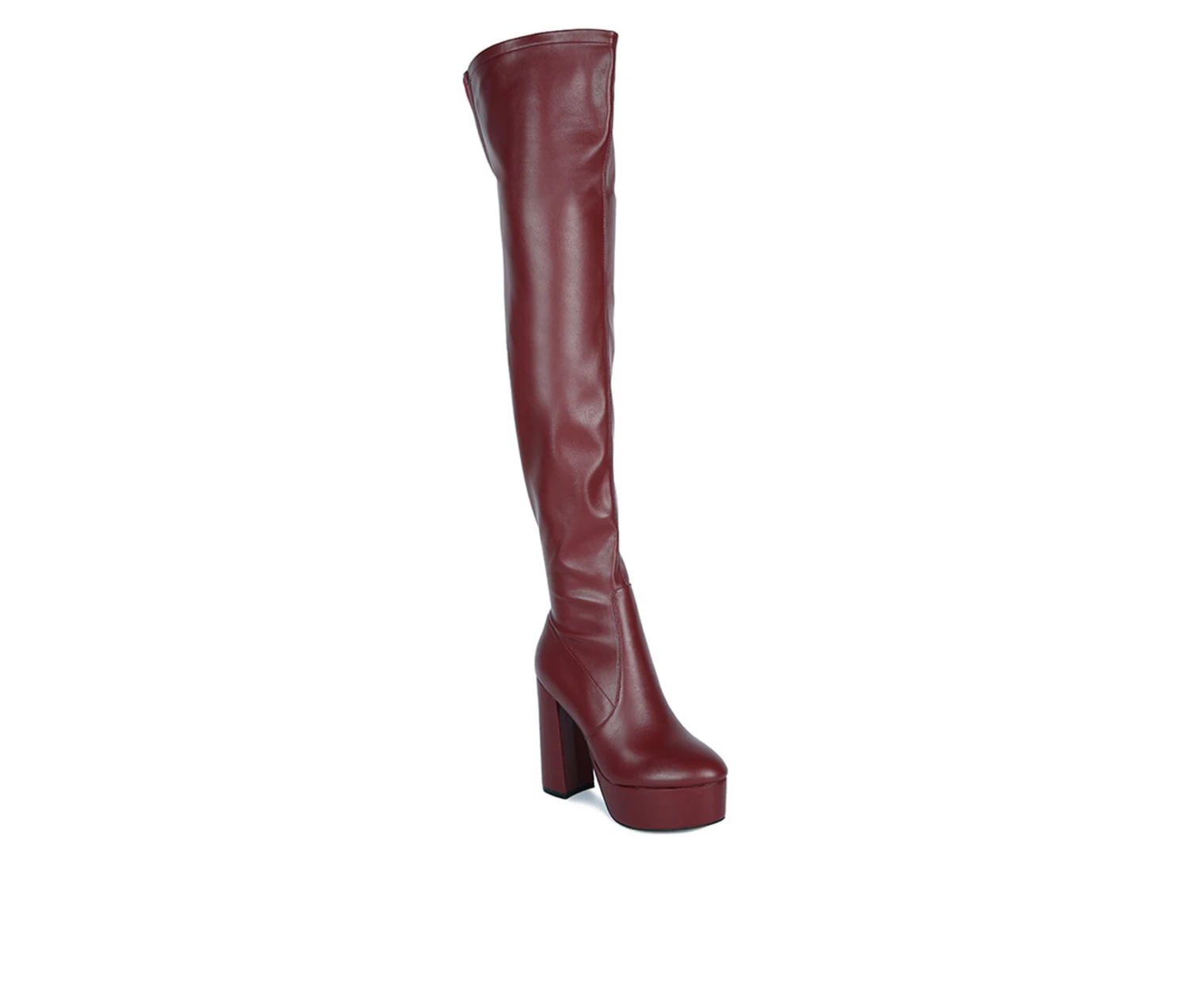 Women's London Rag Bubble Platform Knee High Boots - Image 2