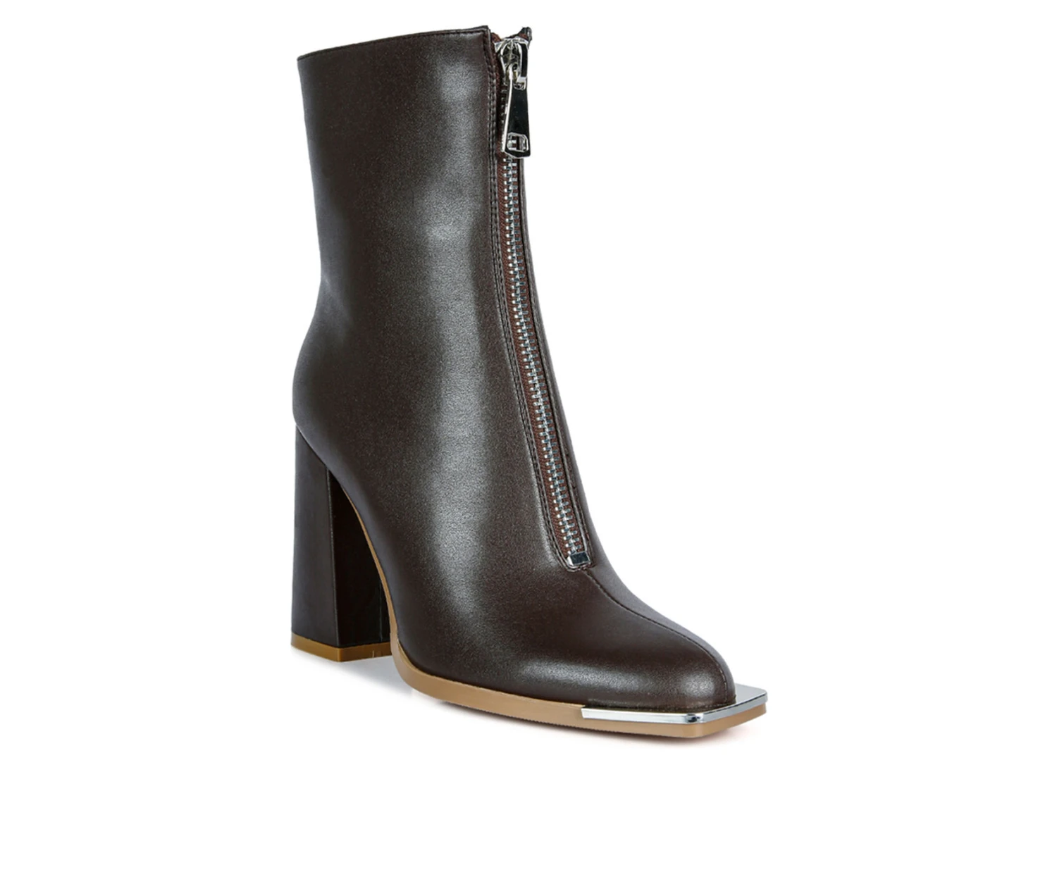 Women's London Rag Flower Blade Block Heel Booties - Image 2