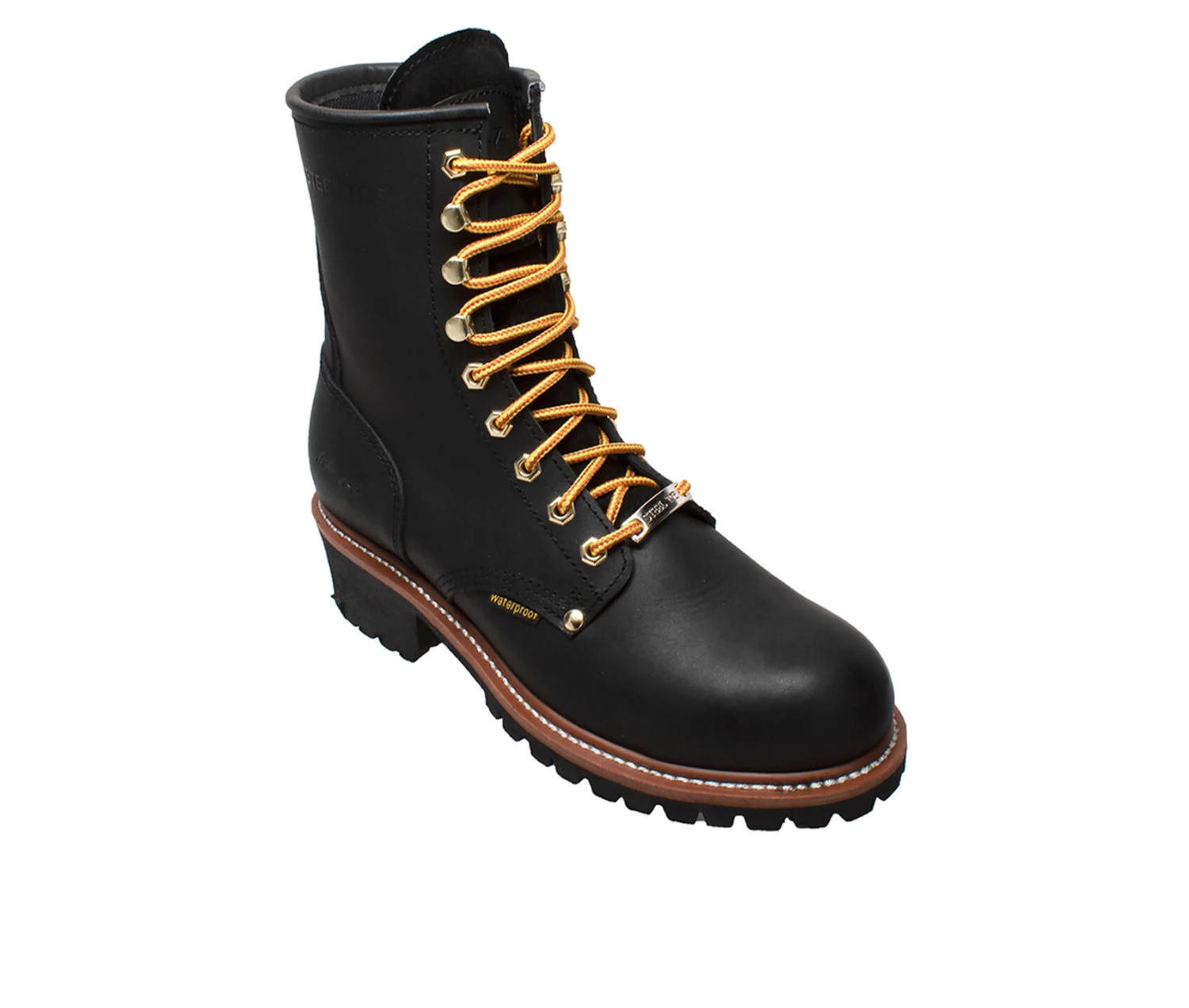 Men's AdTec 9" Waterproof Logger Oiled Work Boots - Image 2