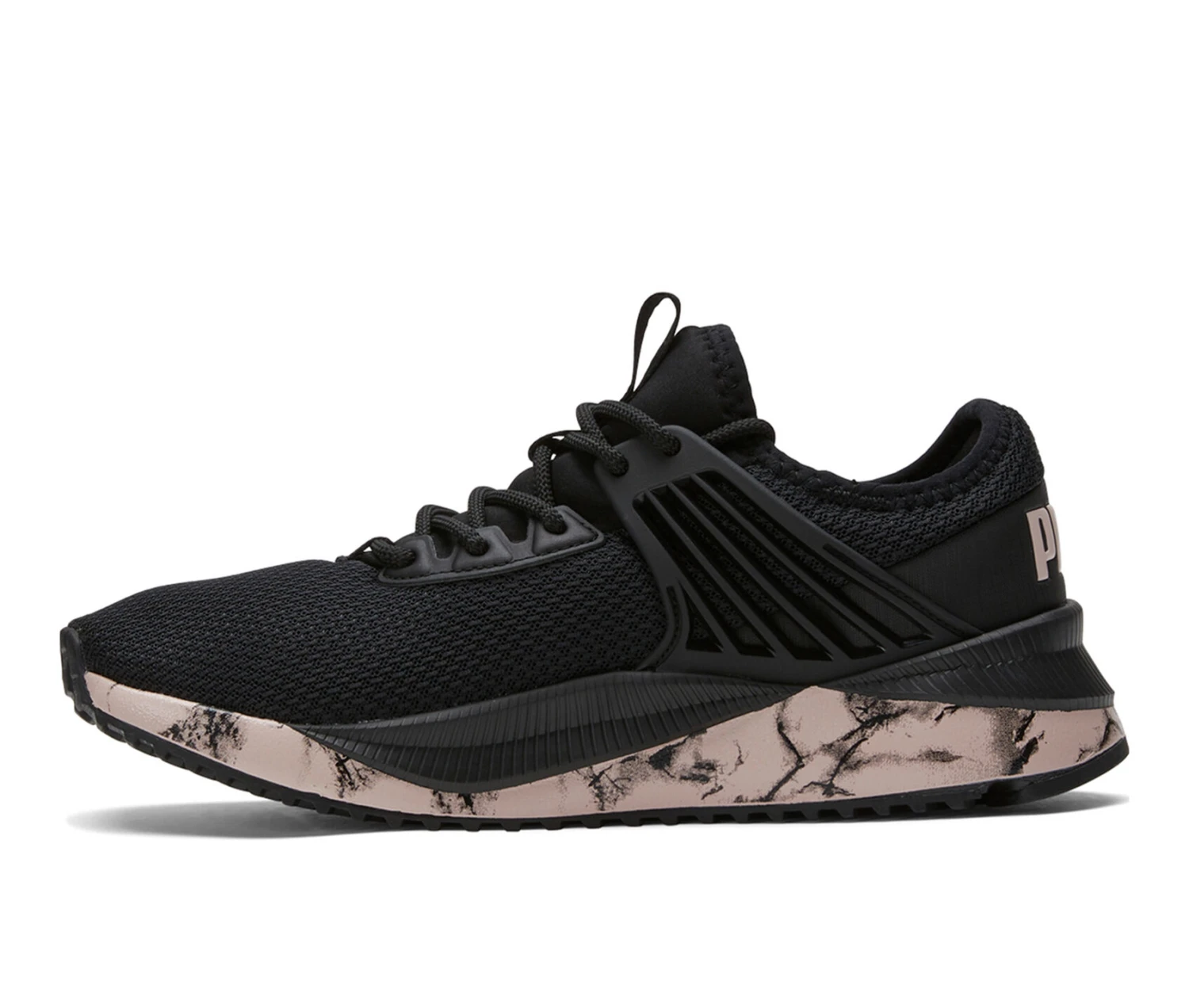 Women's Puma Pacer Future Marble Running Sneakers - Image 3