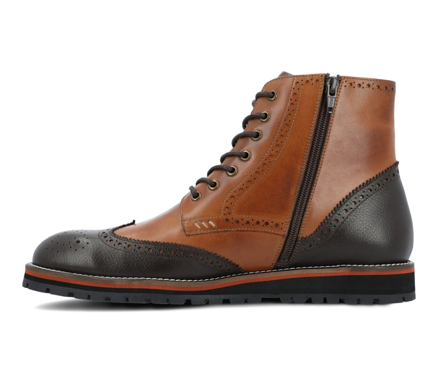 Men's Thomas & Vine Elijah Wingtip Dress Boots - Image 3