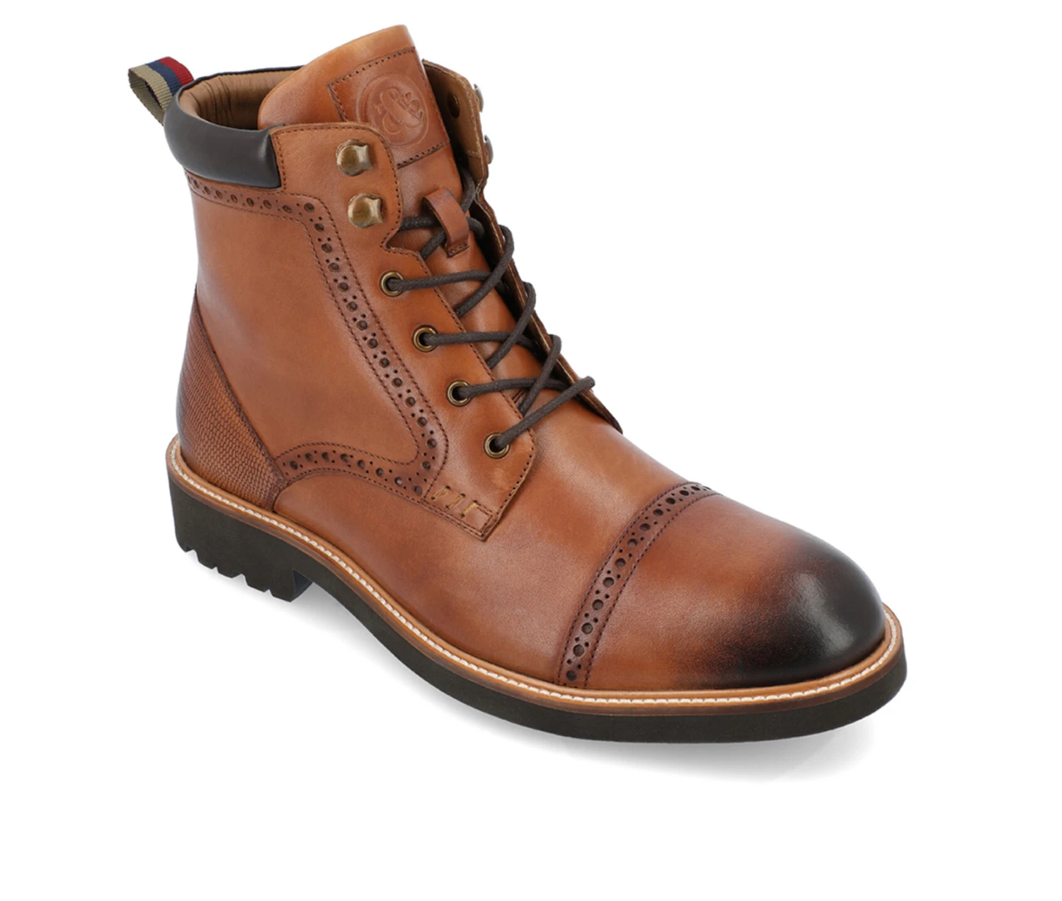 Men's Thomas & Vine Tyrus Cap Toe Dress Boots - Image 2