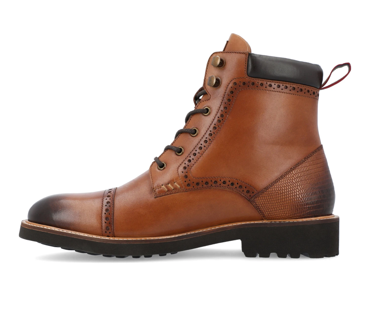 Men's Thomas & Vine Tyrus Cap Toe Dress Boots - Image 3