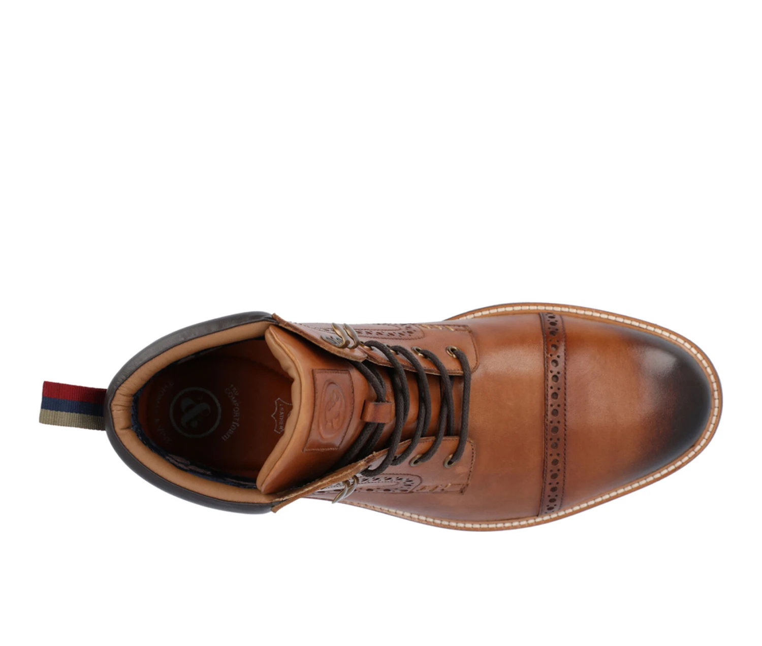 Men's Thomas & Vine Tyrus Cap Toe Dress Boots - Image 6