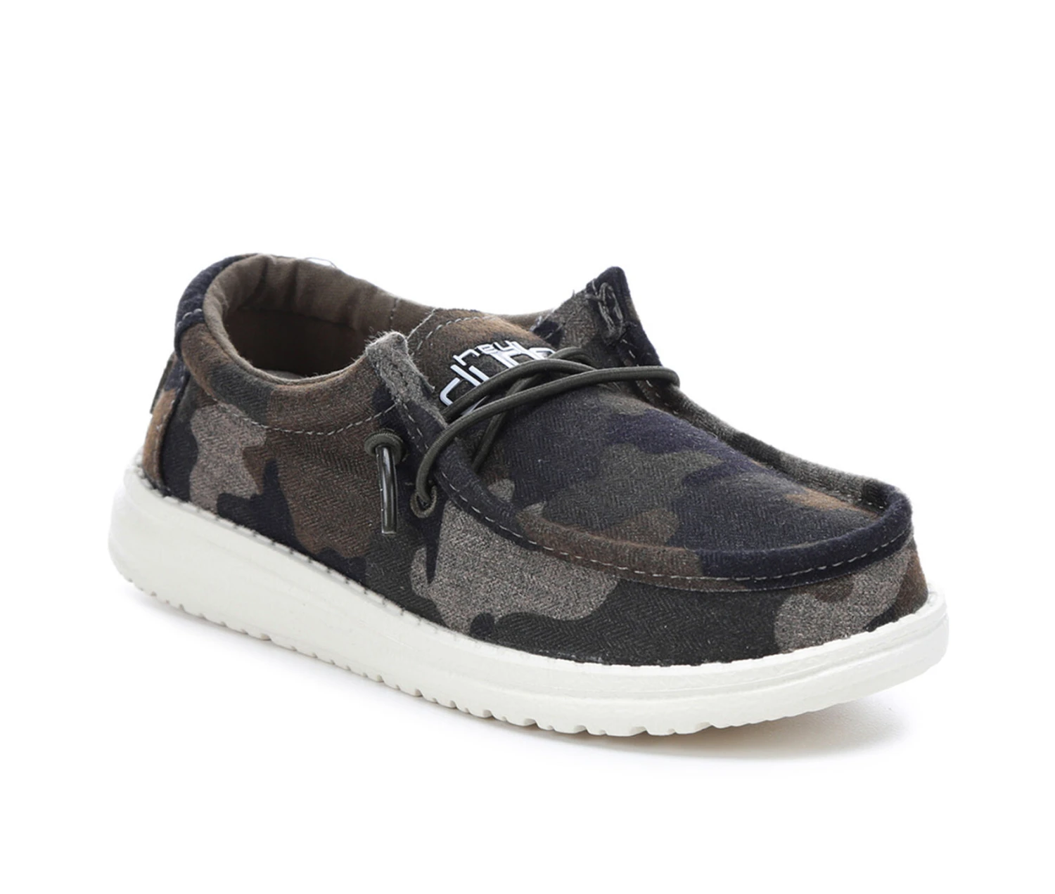 Boys' HEYDUDE Little Kid & Big Kid Wally Youth Linen Camo Slip-On Shoes - Image 2