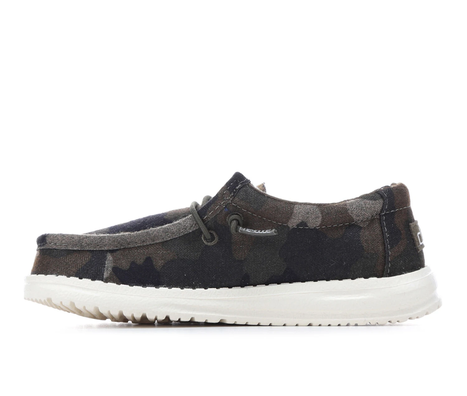 Boys' HEYDUDE Little Kid & Big Kid Wally Youth Linen Camo Slip-On Shoes - Image 3