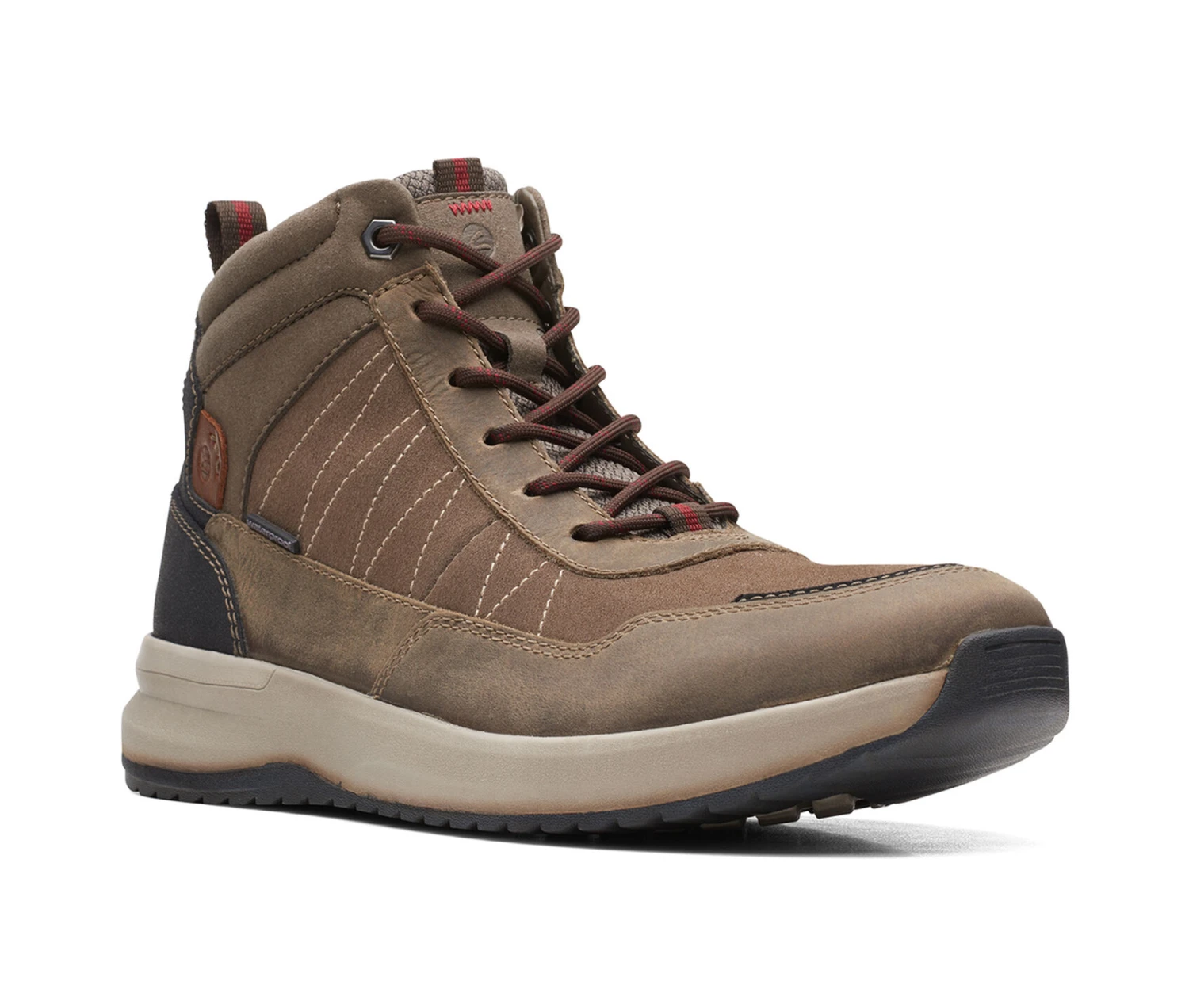 Men's Clarks Wellman Top Ap Waterproof Hiking Boots - Image 2