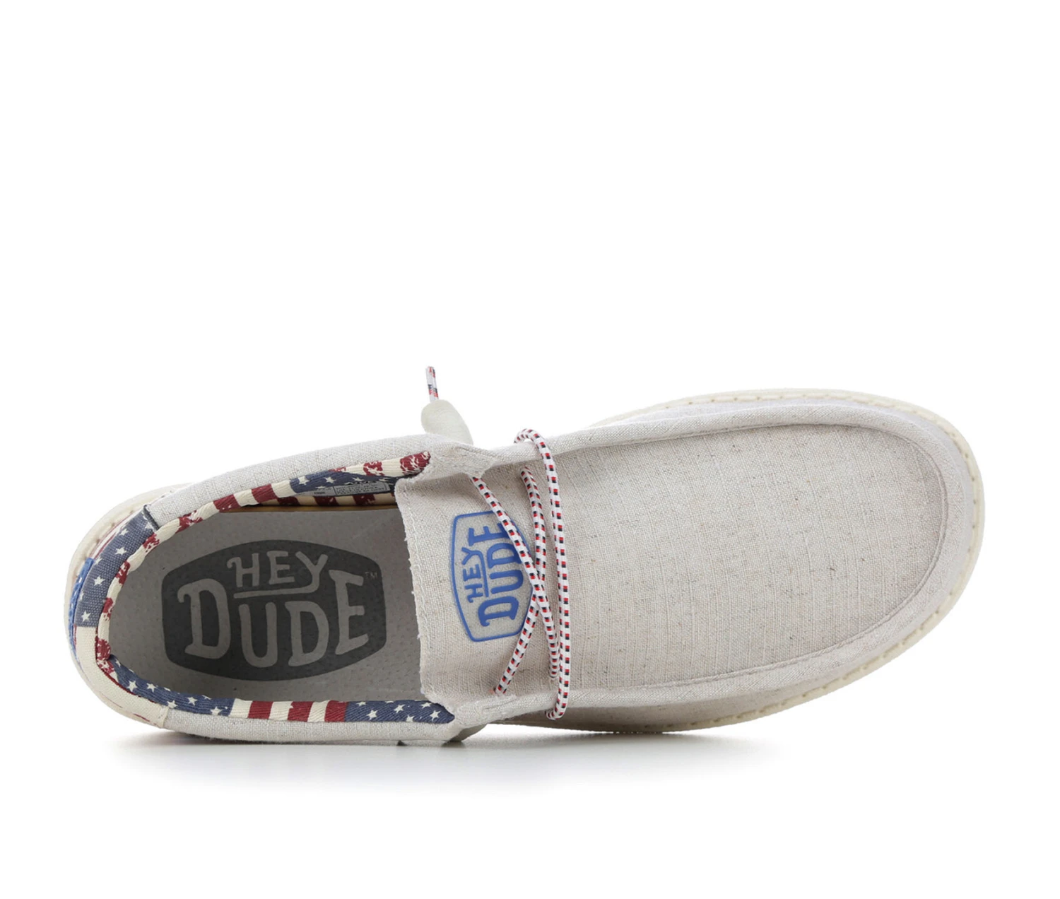 Men's HEYDUDE Wally Patriotic Casual Shoes - Image 6