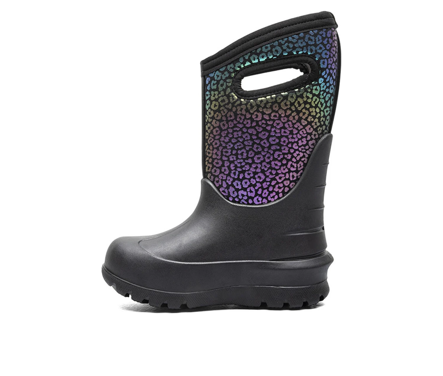 Girls' Bogs Footwear Toddler & Little Kid Neo Classic Rainbow Rain Boots - Image 3