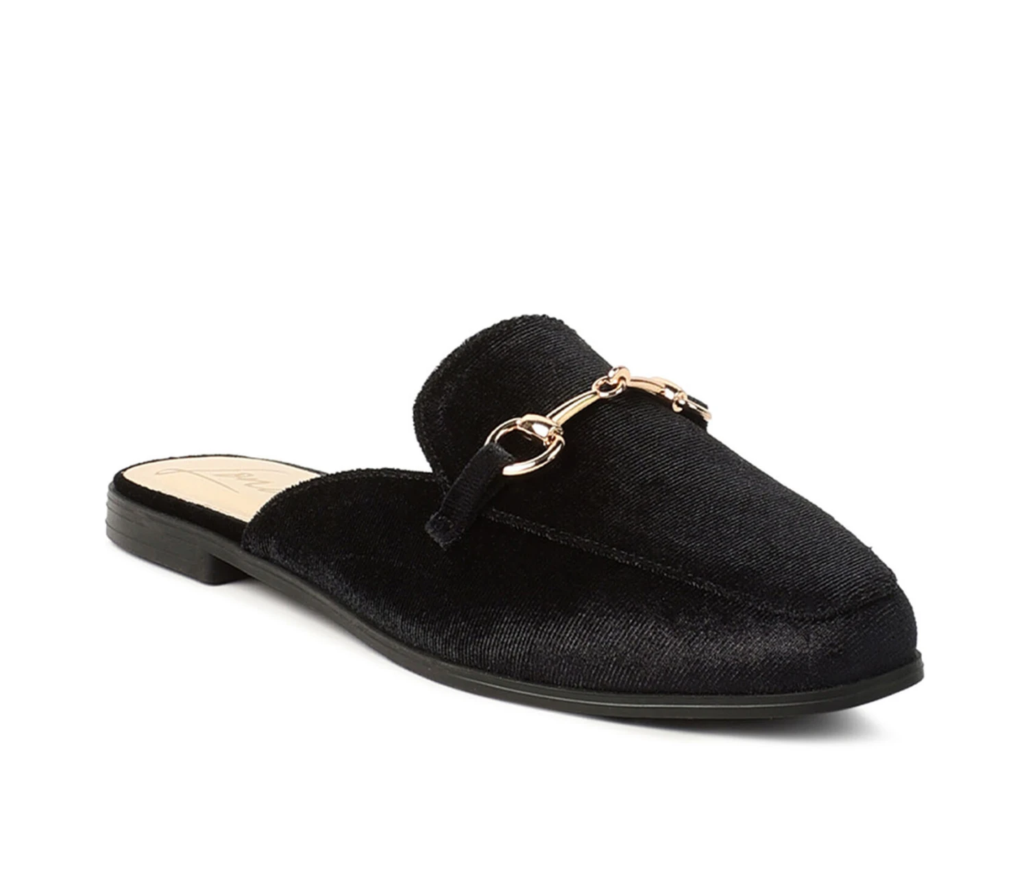 Women's London Rag Velvet Mules - Image 2