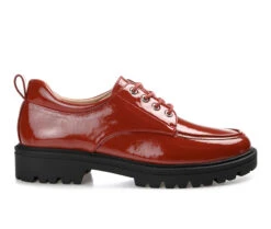 Women's Journee Collection Zina Lugged Oxfords