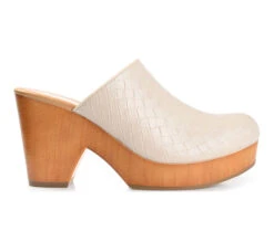 Women's Journee Collection Kelsy Block Heel Platform Clogs